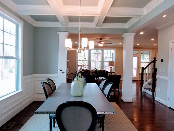 3424 South Pointe Drive The Juniper - Dining with Coffered Ceiling