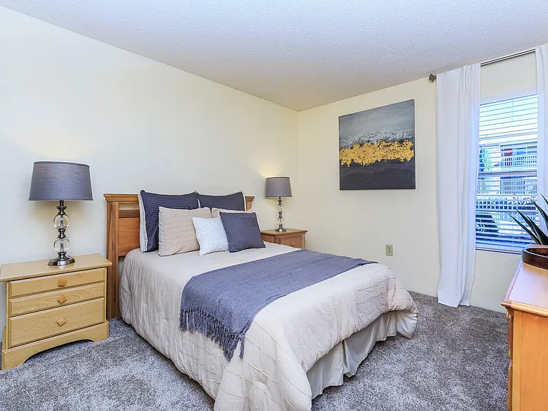 Modern and Cozy Bedroom at Whispering Pines