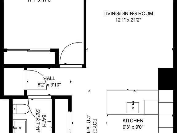 2nd image of 212 W 72nd St #10F