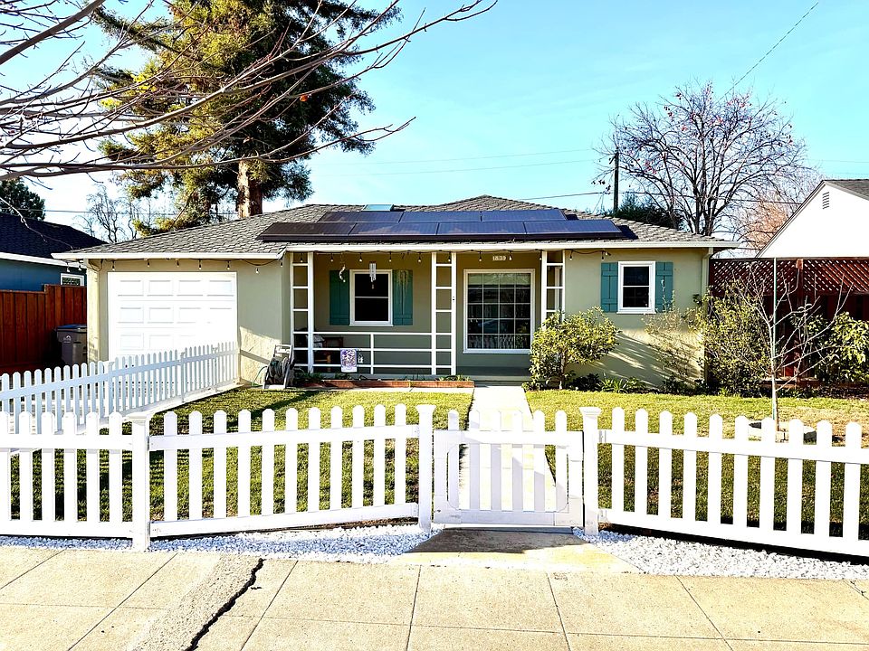 Front of home on a tree-lined street