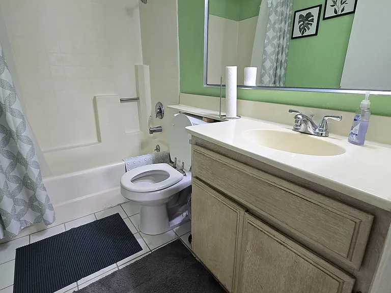 Private bathroom.