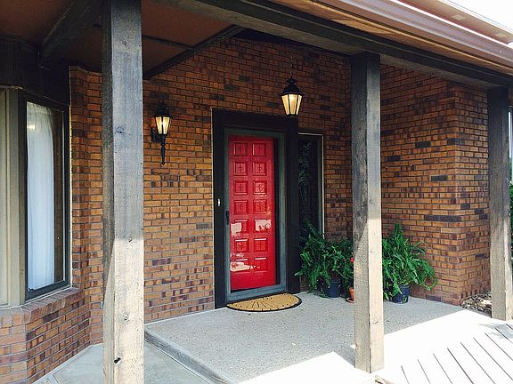 Front door and porch