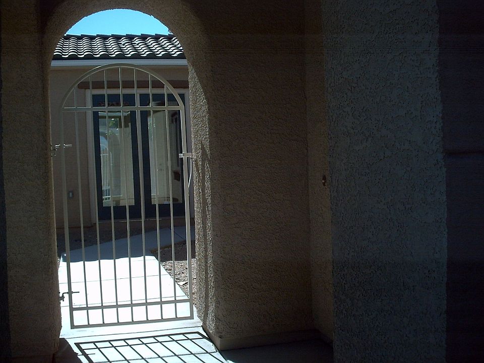 Gated Entry to Courtyard