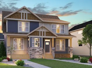 Wicklow (Left) Plan, Duplex at Livingston, Calgary, AB T3P 1R5