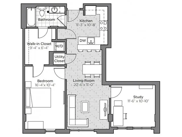 Floor plan The Weber