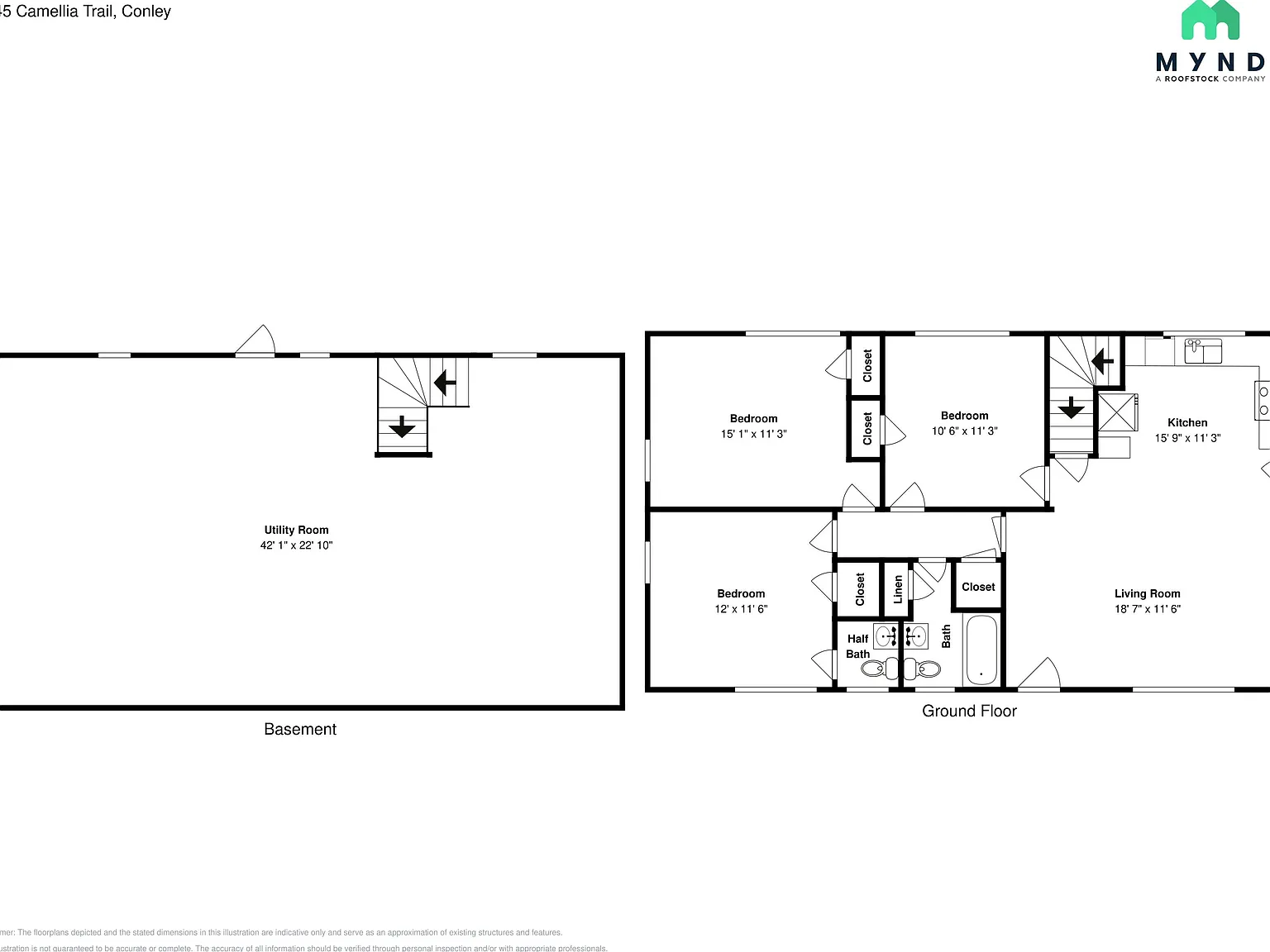 3 bed, 1.5 bath, 1100 sqft, $1,550 — Photo 2