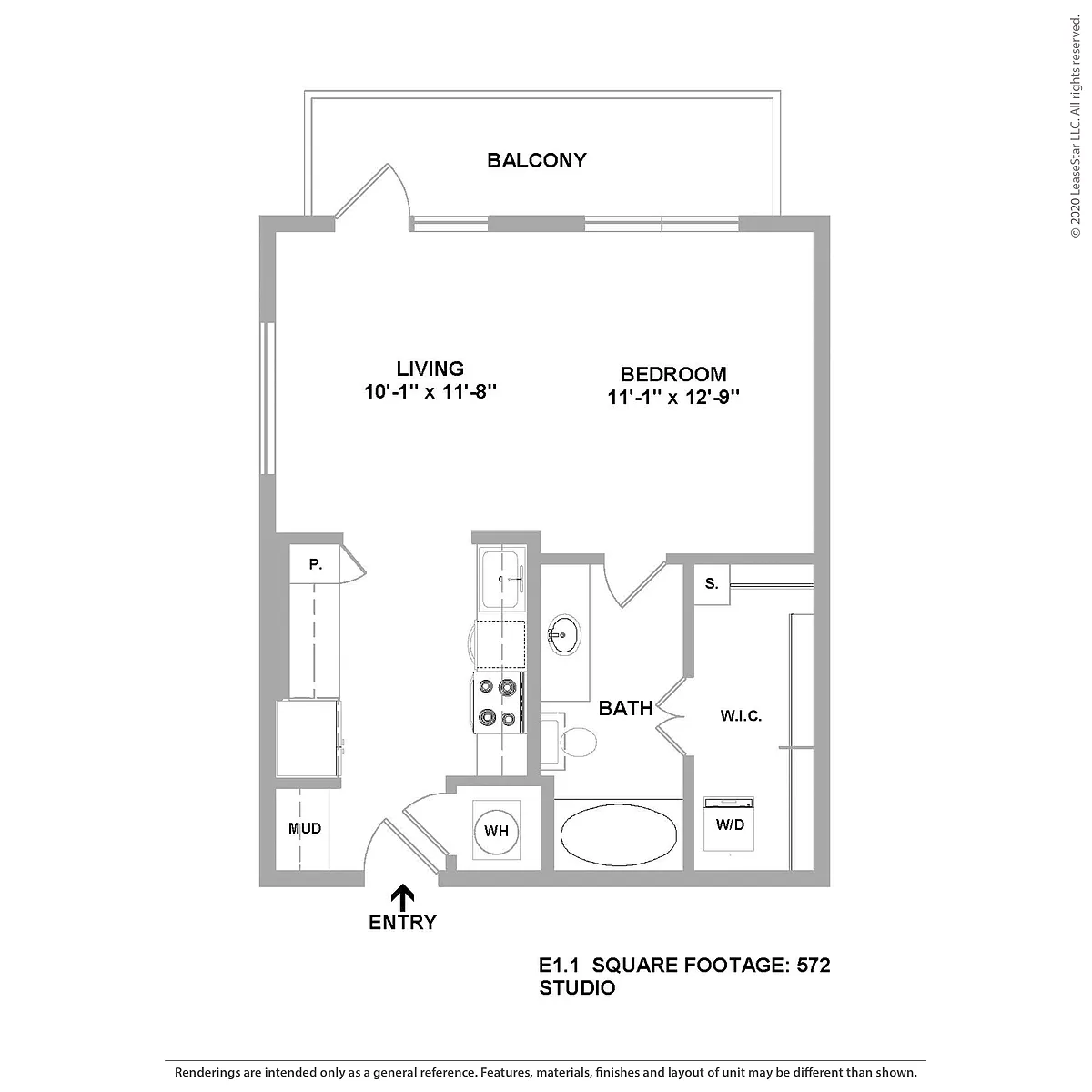 Floor plan E1