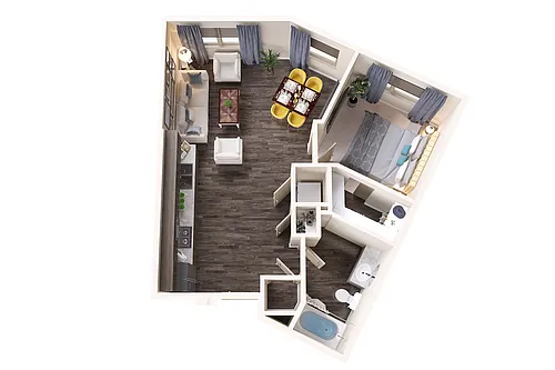 Floor plan Turquoise