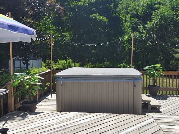 Deck and Hot Tub