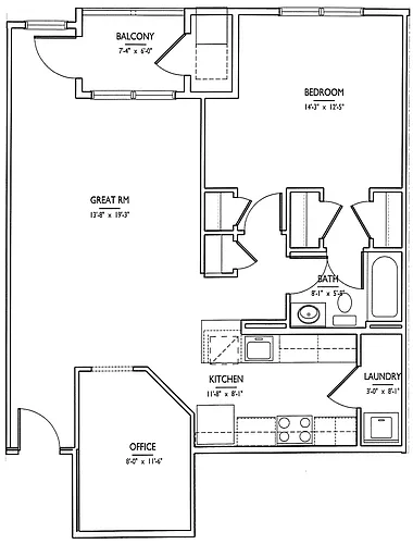 Floor plan Dalton