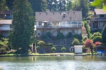 Located on a private cove with lakefrontage.