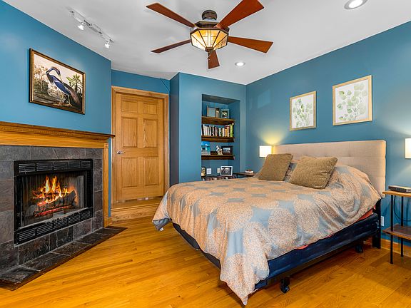 Master bedroom w/ fireplace