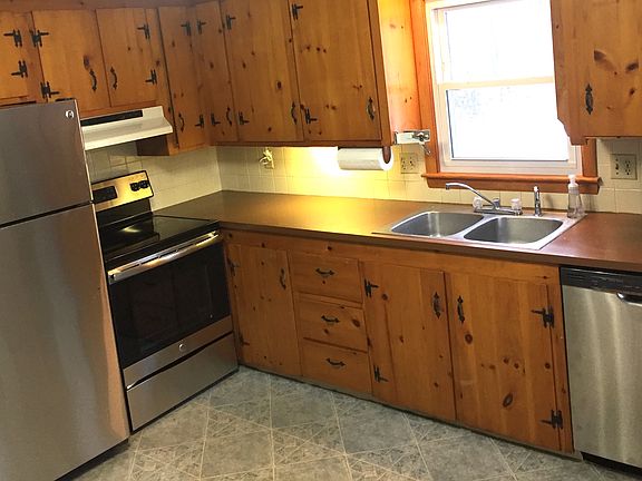 Kitchen with new stainless appliances