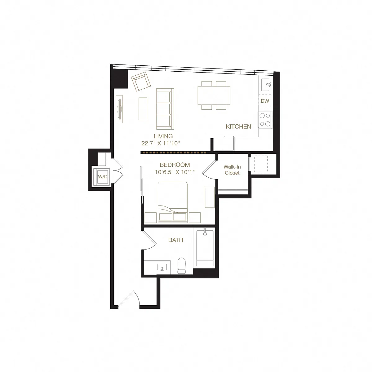 Floor plan Joaquin Miller