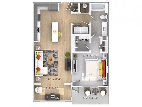 Floor plan Springlake
