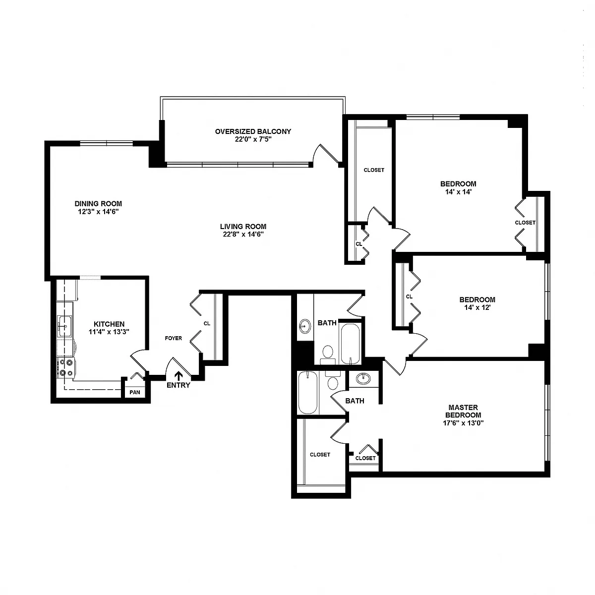 Floor plan Smithsonian Premier