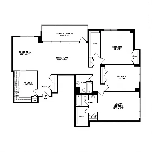 Floor plan Smithsonian Premier