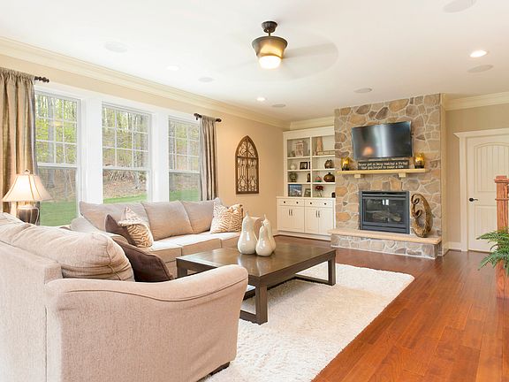 Beautiful Stone Fireplace