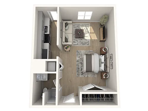 Floor plan Studio