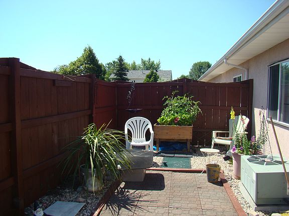 Patio with Raised Garden Bed