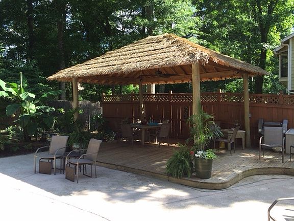 Tiki Hut Shades Nicely  