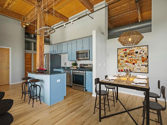 Kitchen and dining area
