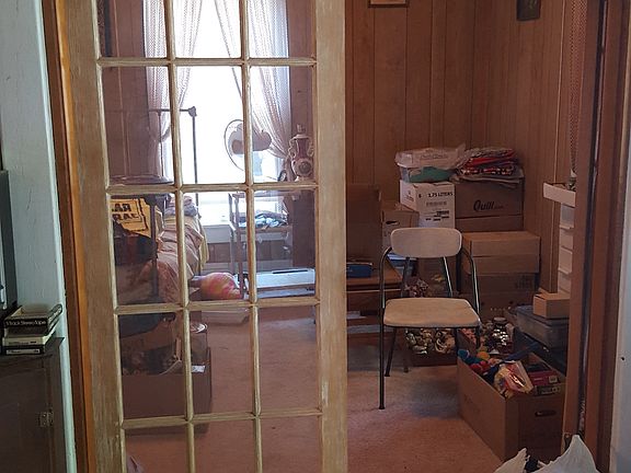 French doors to bedroom