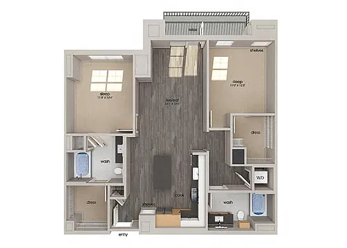 Floor plan B08