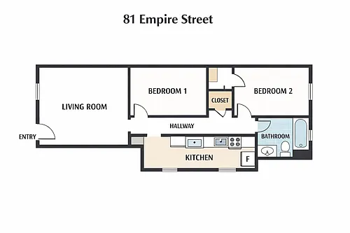Floor plan Two bedroom