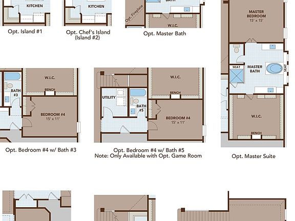Villanova Floor Plan Options