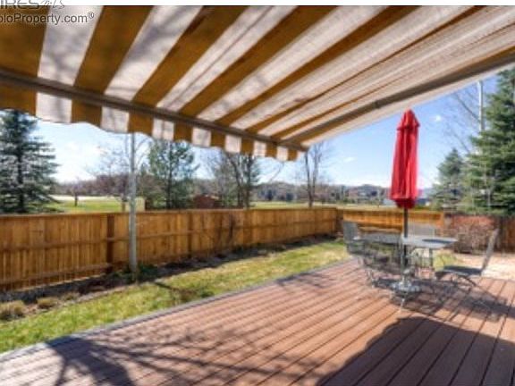 trex deck w/sunbrella automatic awning