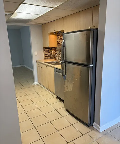 Kitchen to family room view