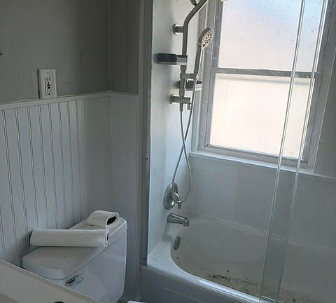 Bathroom currently in renovation