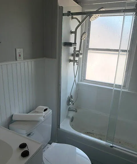 Bathroom currently in renovation
