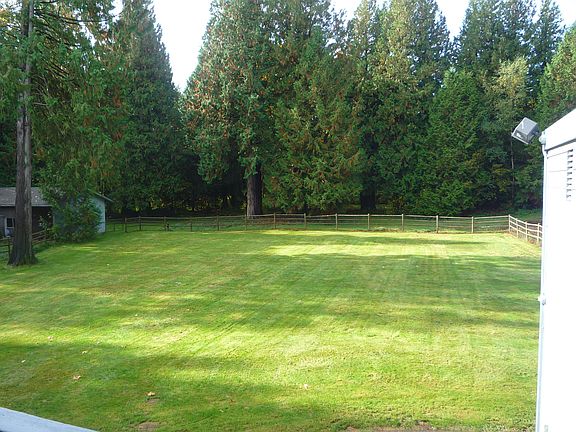 Backyard view from Master