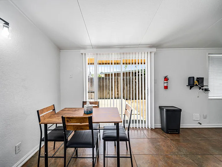 Dining Area & Entance to the Private Patio