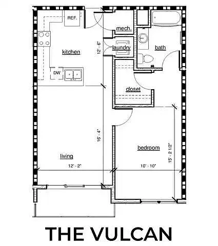 Floor plan The Vulcan