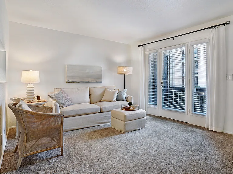 Living Area & Patio Door