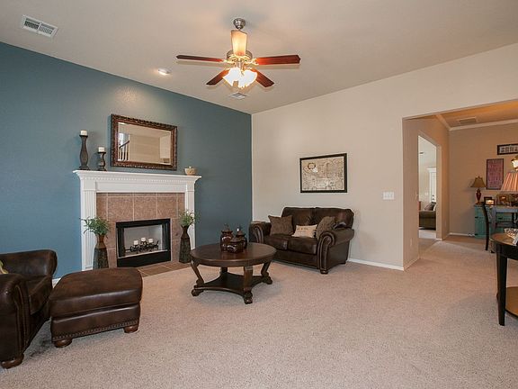 Living area w/wood burning fireplace