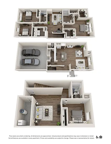 Floor plan Riva (Finished Basement)
