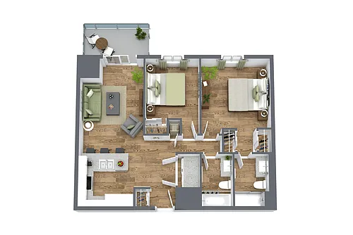 Floor plan 110-303