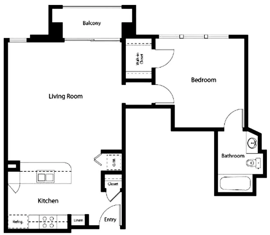 Floor plan Broadway K