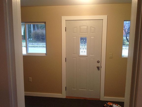 Front door and porch