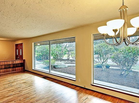 Large windows in living room