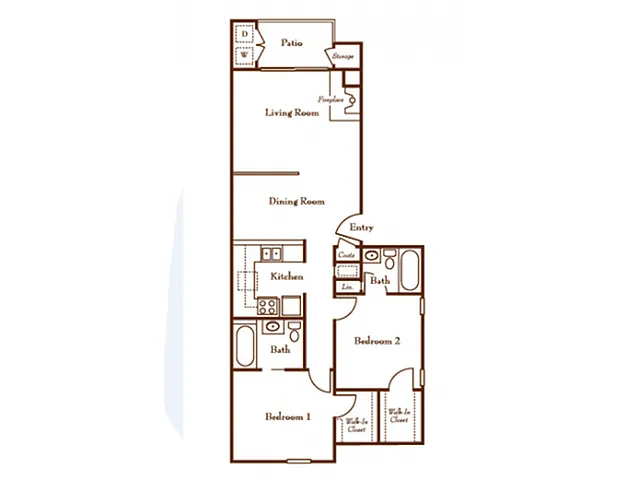 Floor plan The Water's Edge