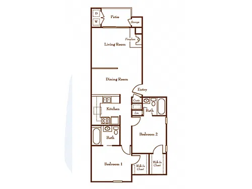 Floor plan The Water's Edge
