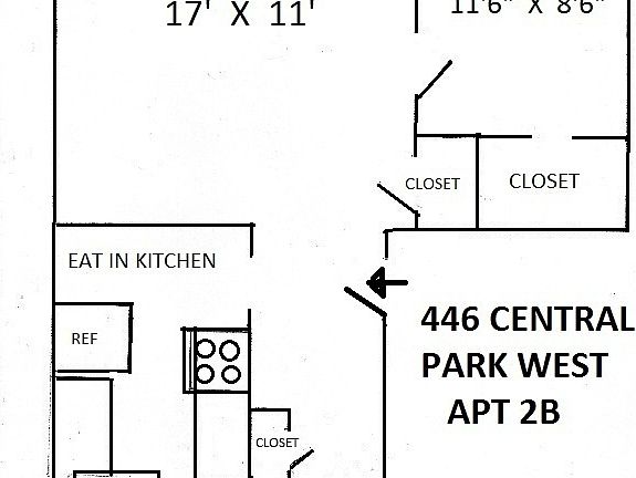 2nd image of 446 Central Park W APT 2B