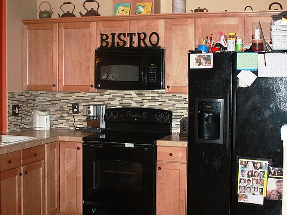 New appliances, counters, and cabinets