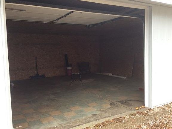 Interior of small  barn