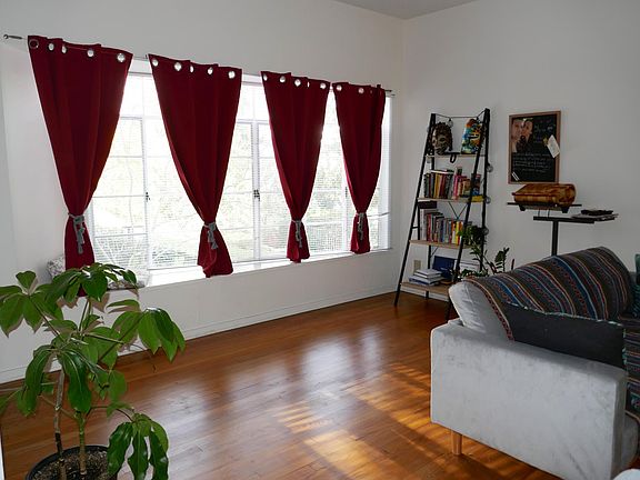 Living room looking out into the garden